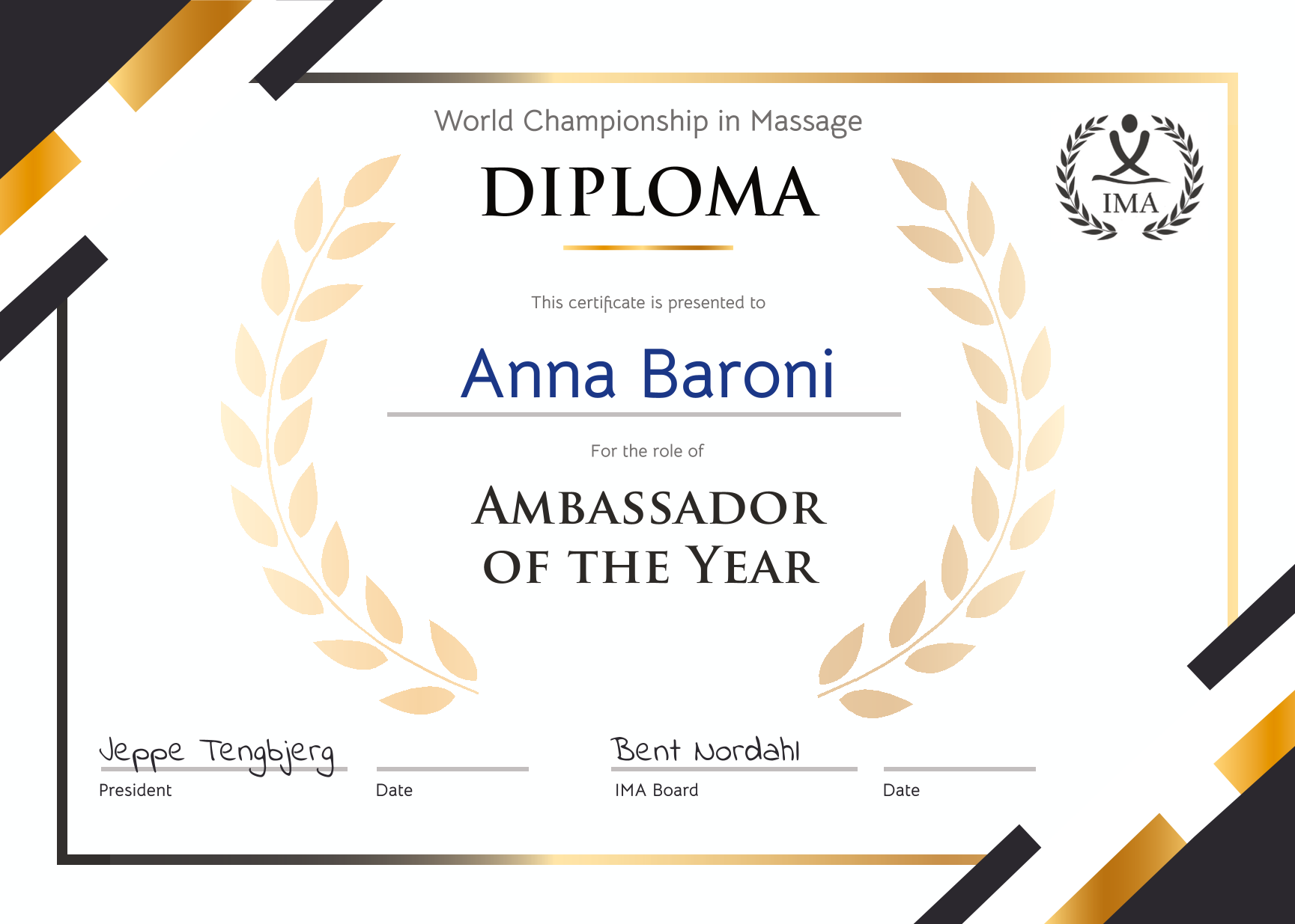 ambassador of the year